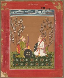 Raga Suramananda, page from a Ragamala series, c.1750. Creator: Unknown.