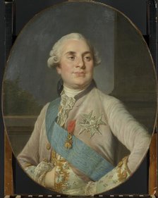 Portrait of Louis XVI, King of France, c.1777-c.1789. Creator: Workshop of Joseph Duplessis.