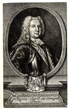 Portrait of Ernst Johann von Biron (1690-1772), Duke of Courland and Semigallia and regent of the Russian Empire. Artist: Anonymous  