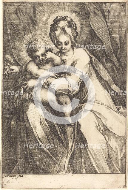 The Virgin and Child with a Rose, c. 1616/1617. Creator: Jacques Bellange.