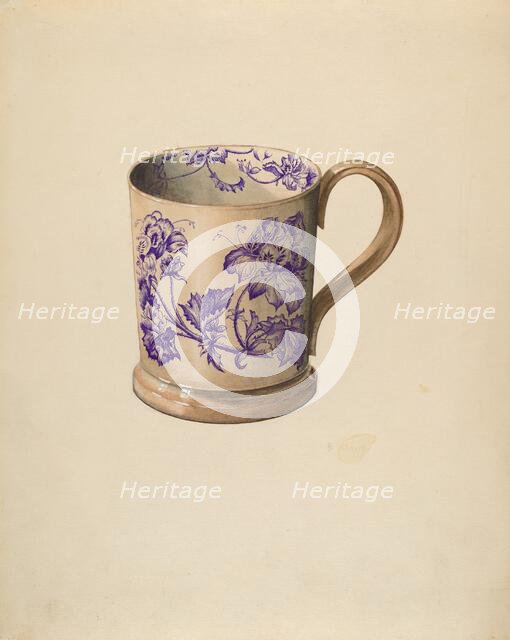 Mug, c. 1936. Creator: Samuel O. Klein.