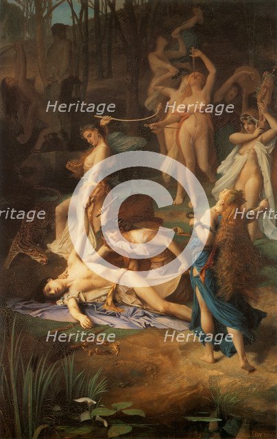 Death of Orpheus, 1866. Artist: Levy, Emile (1826-1890)