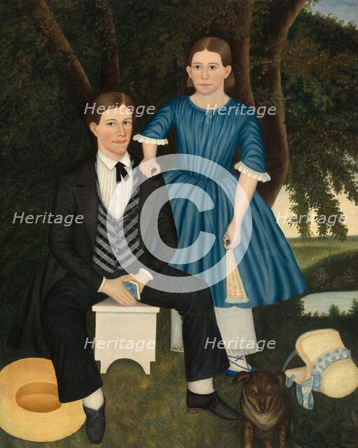 Brother and Sister, c. 1845. Creator: Unknown.