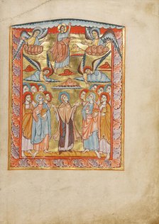 The Ascension; Sacramentary, about 1025-1050. Creator: Unknown.