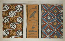 Copy of wall painting from private tomb 82 of Amenemhet, Thebes (I, 1, 163-167), 20th century. Artist: Anna (Nina) Macpherson Davies.
