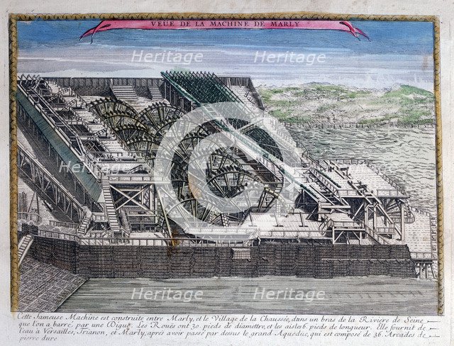 The Marly Machine, 18th century. Artist: Unknown