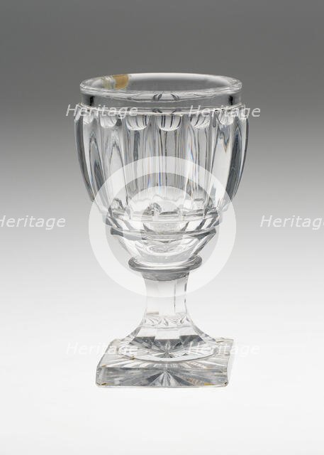 Claret Glass, Sussex, Early 19th century. Creator: Unknown.