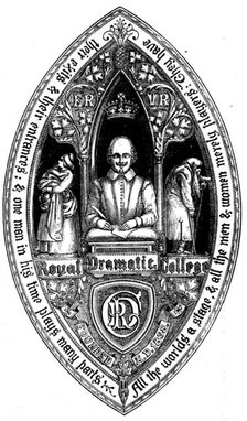 Great Seal for the Royal Dramatic College, 1858. Creator: Unknown.