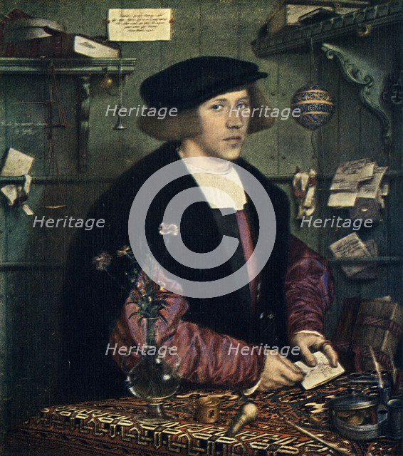 'George Gisze',  1532, (1909). Artist: Hans Holbein the Younger.