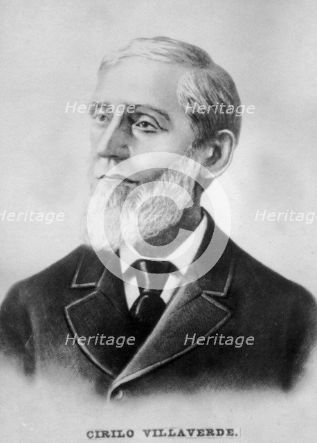 Cirilo Villaverde, Cuban poet, novelist, journalist and freedom fighter, c1910. Artist: Unknown