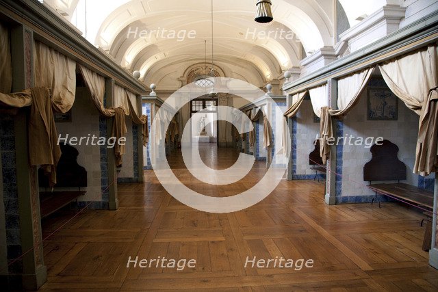 Monks cells in the monastery of Mafra National Place (Palacio de Mafra), Mafra, Portugal, 2009. Artist: Samuel Magal