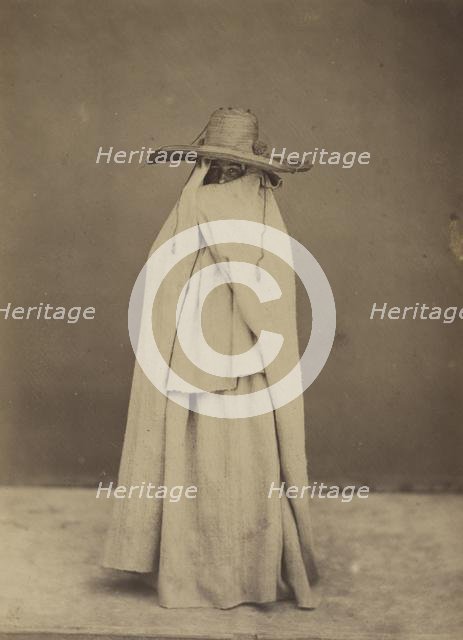 Algerian Woman, late 1850s. Creator: Gustave de Beaucorps (French, 1825-1906).