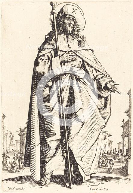 Saint James the Great, published 1631. Creator: Jacques Callot.