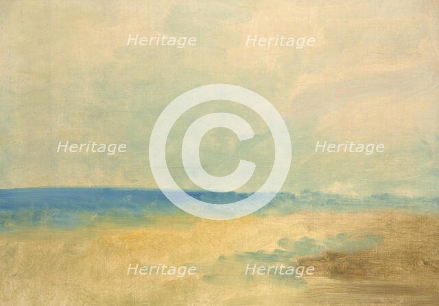 Landscape Background, 1846-1848. Creator: George Catlin.