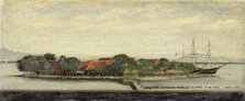 View of Kuiper Island in Batavia Bay, 1855-1882. Creator: Jacob Pieter Mercier.