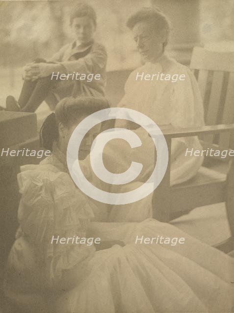 Group Portrait, c. 1900. Creator: Ema Spencer (American, 1857-1941).