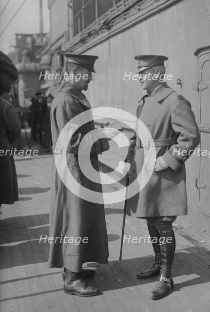 Generals Vanderbilt & O'Ryan, between c1915 and c1920. Creator: Bain News Service.