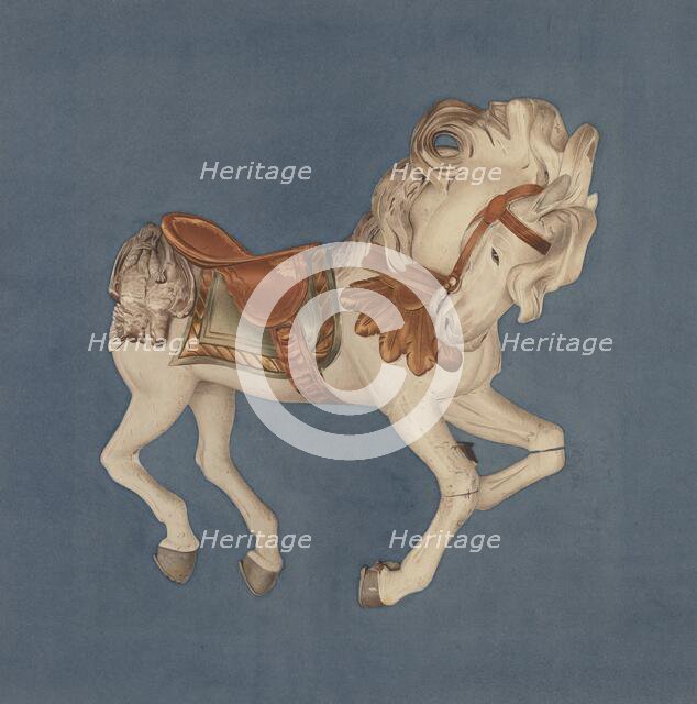Carousel Horse, c. 1939. Creator: Henry Murphy.