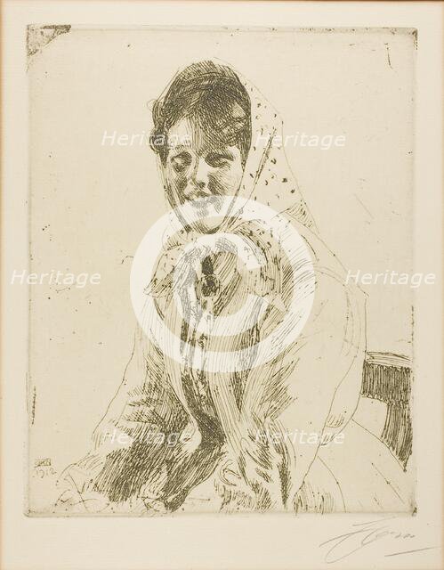 Skerikulla (A Skeri Girl), 1912. Creator: Anders Leonard Zorn.