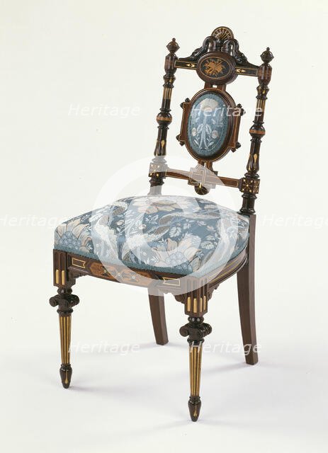 Side Chair, 1869/70. Creator: Herter Brothers.