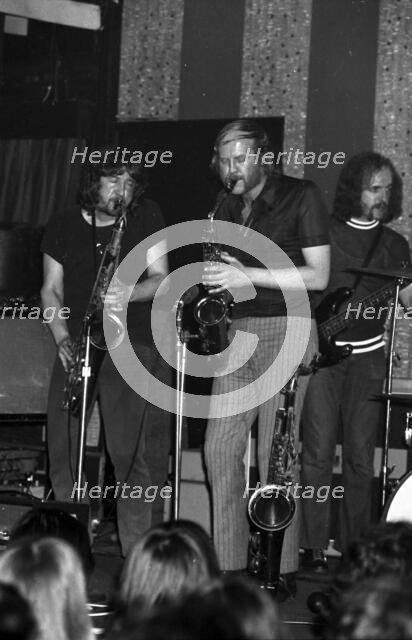 Dick Morrisey, Dave Quincy and Jim Richardson, If, Marquee Club, Soho, London, 1971. Creator: Brian O'Connor.