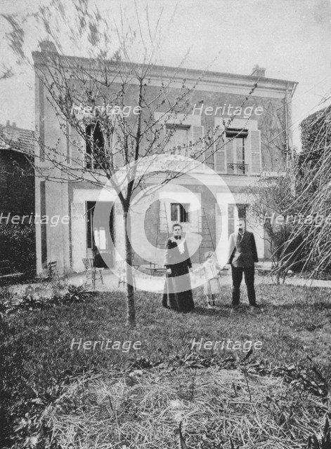 Marie (1867-1934) and Pierre (1859-1906) Curie. Artist: Unknown