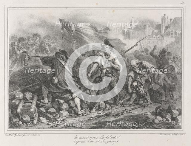 Album of 1831: Freedom or death! , 1831. Creator: Auguste Raffet (French, 1804-1860); Gihaut Freres, Paris.