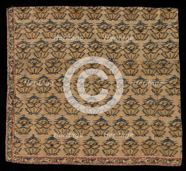 Corner Fragment of a Shawl, late 1700s. Creator: Unknown.