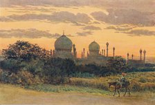 'Sunset Behind the Ibrahim Roza, Bijapur', c1880 (1905). Creator: Alexander Henry Hallam Murray.