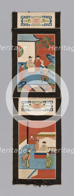 Panel (For a Screen), China, Qing dynasty (1644-1911), 1875/1900. Creator: Unknown.