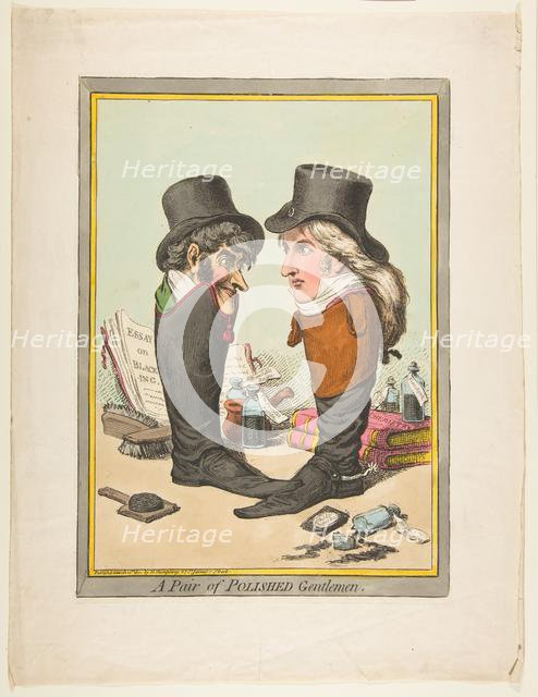 A Pair of Polished Gentlemen, March 10, 1801. Creator: James Gillray.