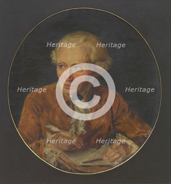 Portrait of Immanuel Kant (1724-1804), Early 19th century. Artist: Heydeck, Adolf von (1787-1856)