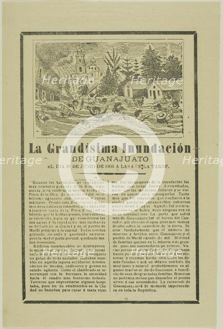 The Great Flood, n.d. Creator: José Guadalupe Posada.