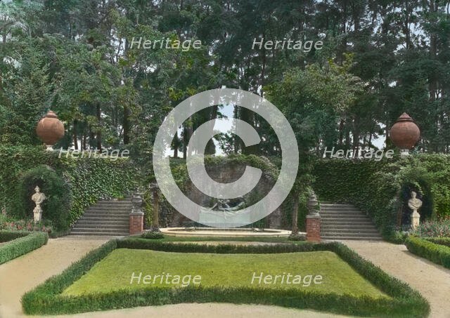 "Burrwood," Walter Jennings house, Cold Spring Harbor, New York, 1916. Creator: Frances Benjamin Johnston.