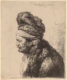 The Second Oriental Head, c. 1635. Creator: Rembrandt Harmensz van Rijn.