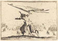 Standard Bearer, c. 1622. Creator: Jacques Callot.