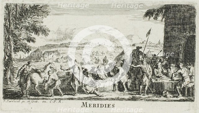 Midday, from The Hours of the Day, n.d. Creator: Joseph Parrocel.