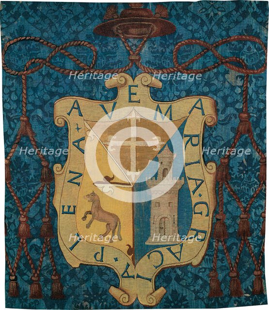 Armorial with an Unidentified Coat of Arms, Flanders, c. 1550. Creator: Unknown.