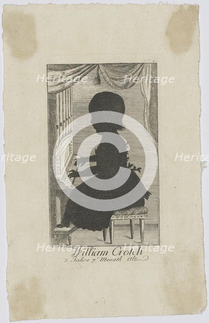 William Crotch (1775-1847) as Child, ca 1778. Creator: Anonymous.