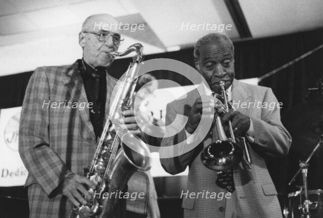 Flip Phillips and Joe Wilder, The March of Jazz, Clearwater Beach, Florida, 1997. Creator: Brian Foskett.