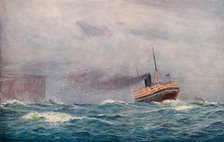 'A P. & O. Steamer Outward Bound', 1913. Artist: Percy Frederick Seaton Spence.