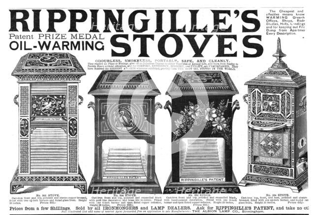 ''Rippingille's Stoves', 1890. Creator: Unknown.