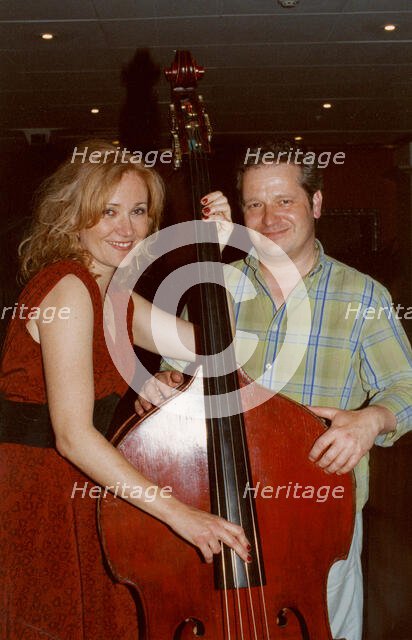 Nicki Parrott, Malcolm Creese, Blackpool Jazz Party, 2007. Creator: Brian Foskett.