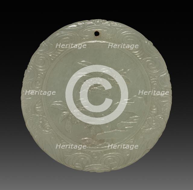 Circular Pendant, 1735-1795. Creator: Unknown.