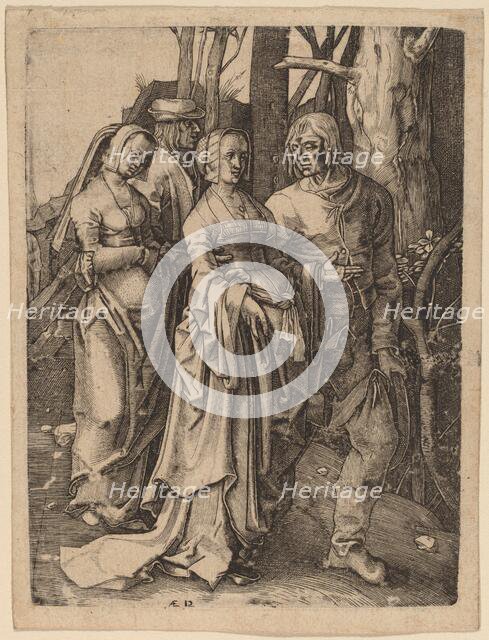 The Two Couples in the Forest. Creator: Hieronymous Wierix.