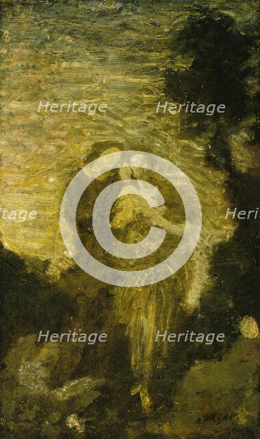 Florizel and Perdita, by 1887. Creator: Albert Pinkham Ryder.