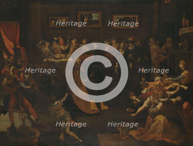 Night Banquet and Masquerade, 1580-1630. Creator: Joos van Winghe.