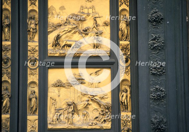 The Gates of Paradise, Baptistry, Florence, Italy, 1425-1452. Artist: Lorenzo Ghiberti