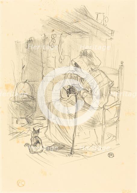 Le secret, 1895. Creator: Henri de Toulouse-Lautrec.