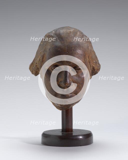 Head of George Washington, model 1785, cast 1849/1859. Creator: Clark Mills.